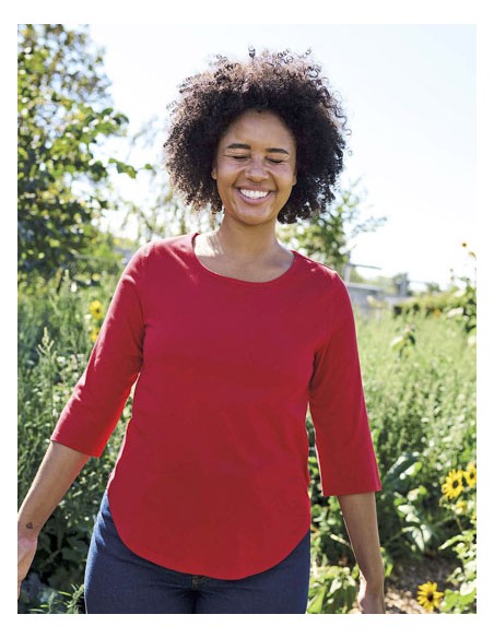 NEU-O81006-Ladies Three Quarter Sleeve T-Shirt 2